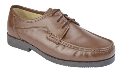 Extra Wide Soft Leather Laced Shoes