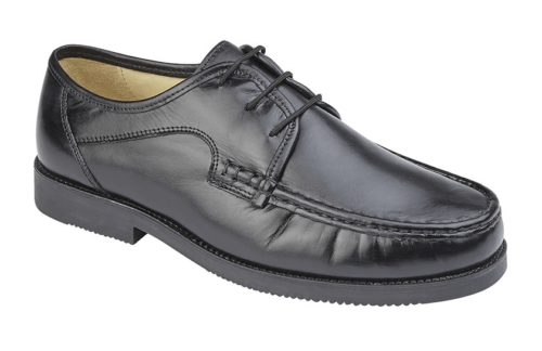 Extra Wide Soft Leather Laced Shoes