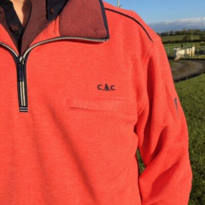 CHRIS CAYNE Quater Zip Sweat Shirt