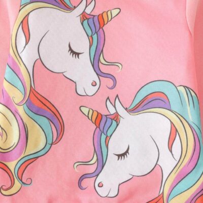 Girls unicorn print sweatshirt