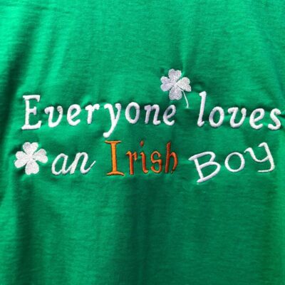 embroidery: Irish