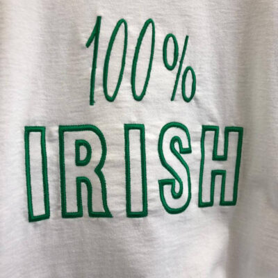 embroidery: Irish