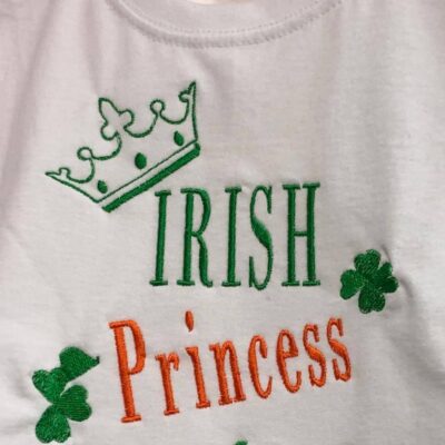 embroidery: Irish