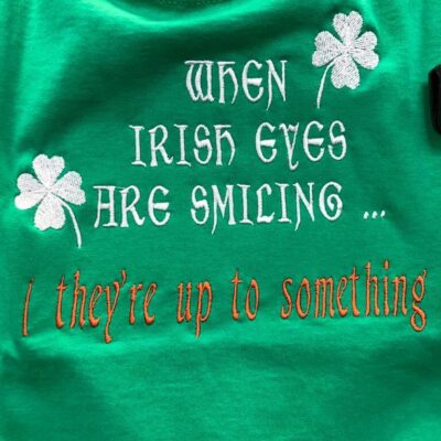 embroidery: Irish