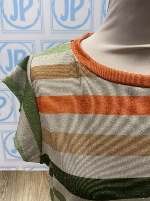 Actuelle striped round neck t-shirt.