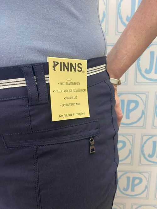 PINNS Bengaline ankle grazer trousers.