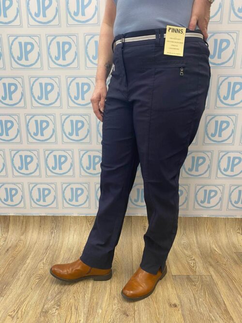 PINNS Bengaline ankle grazer trousers.