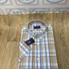 Carabou short sleeve checked shirt. Sizes medium to 2XL.